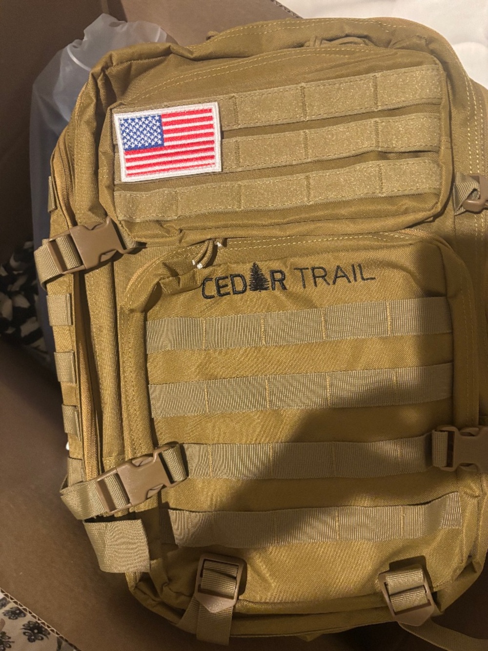 CEDAR TRAIL ARMY STYLE BACKPACK